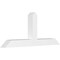 Ekena Millwork Portland Architectural Grade PVC Gable Bracket, 48"W x 20"H x 4"D x 4"F, 10/12 Pitch GBP048X20X0404POR00 - alternate 1